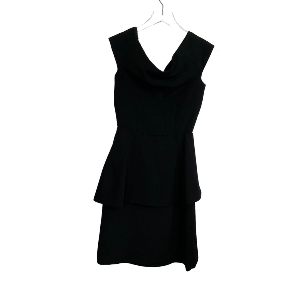 Arnold Scaasi Little-Black-Dress - Off-Shoulder 1980’s Vintage Black Size 2 - Picture 4 of 14